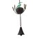 Metal Rain Chain 102in Extra Long Rustic Distressed Heron Bird Outdoor Decor
